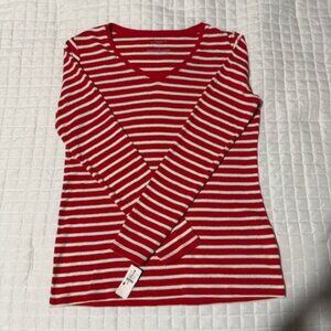 NEW WITH TAGS - TALBOTS TOP WITH GOLD THREAD
